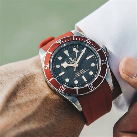 tudor with rubber strap|19mm rolex rubber watch strap.